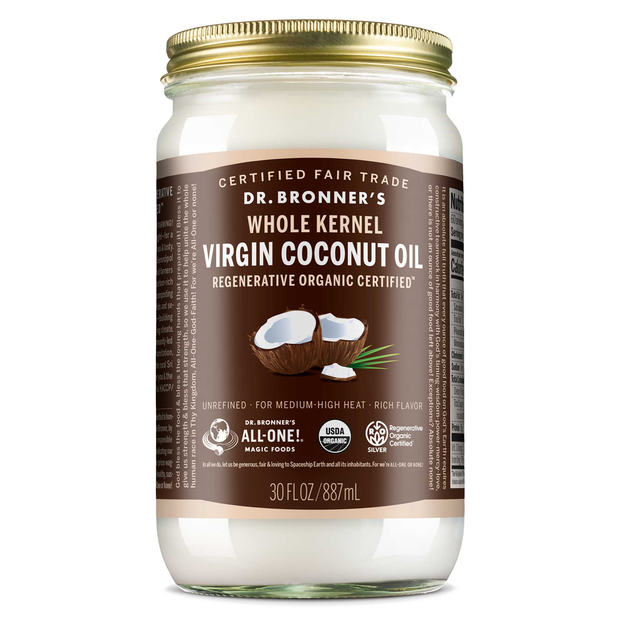 Alternative view of Whole Kernel - Virgin Coconut Oil